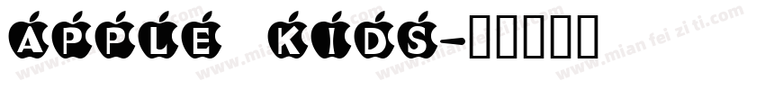 Apple Kids字体转换